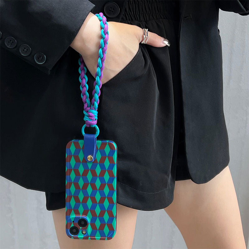 Contrast Braided Bracelet Phone Case