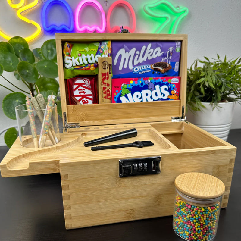 Holz-Desktop-Aufbewahrungsbox, Schmuckschatulle/Wooden desktop storage box