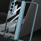 Transparent Magnetic Hinge Phone Case
