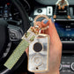 For Yamaha-Car Rhinestone Keychain Key Case