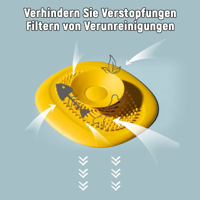 Geruchssicherer Leckstopfen mit Druckverschluss/Press the floor drain to prevent clogging