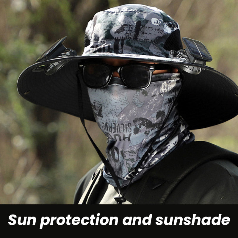 Solar Fan Hat