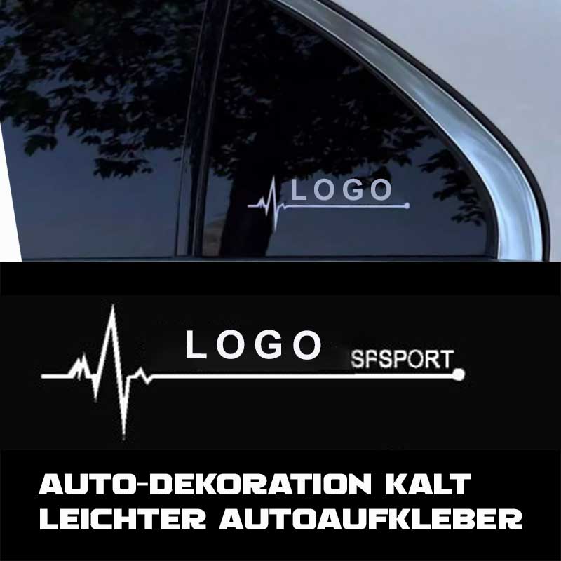 Reflektierende Laser-Dekorationsaufkleber für Autofenster（1 Paar）/Reflective decorative stickers for car windows