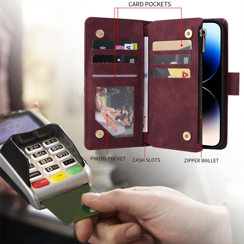 Multifunctional Zippered Phone Case