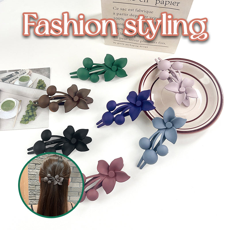 Flower Duckbill Hairpin