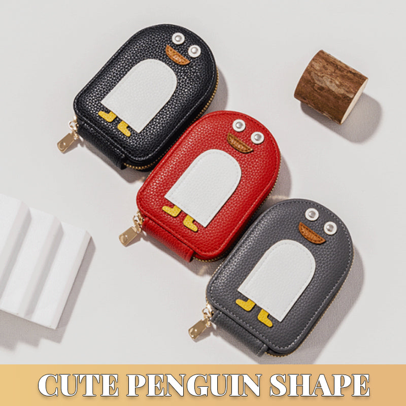 Cartoon Penguin Card Storage Bag