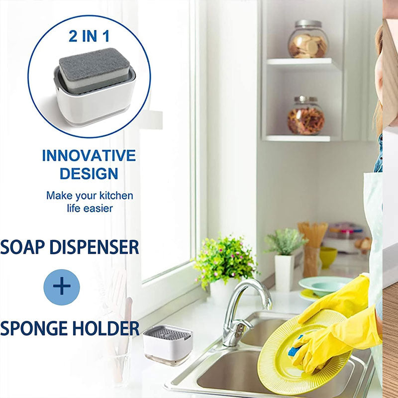 Push Type Manual Soap Dispenser (without sponge)