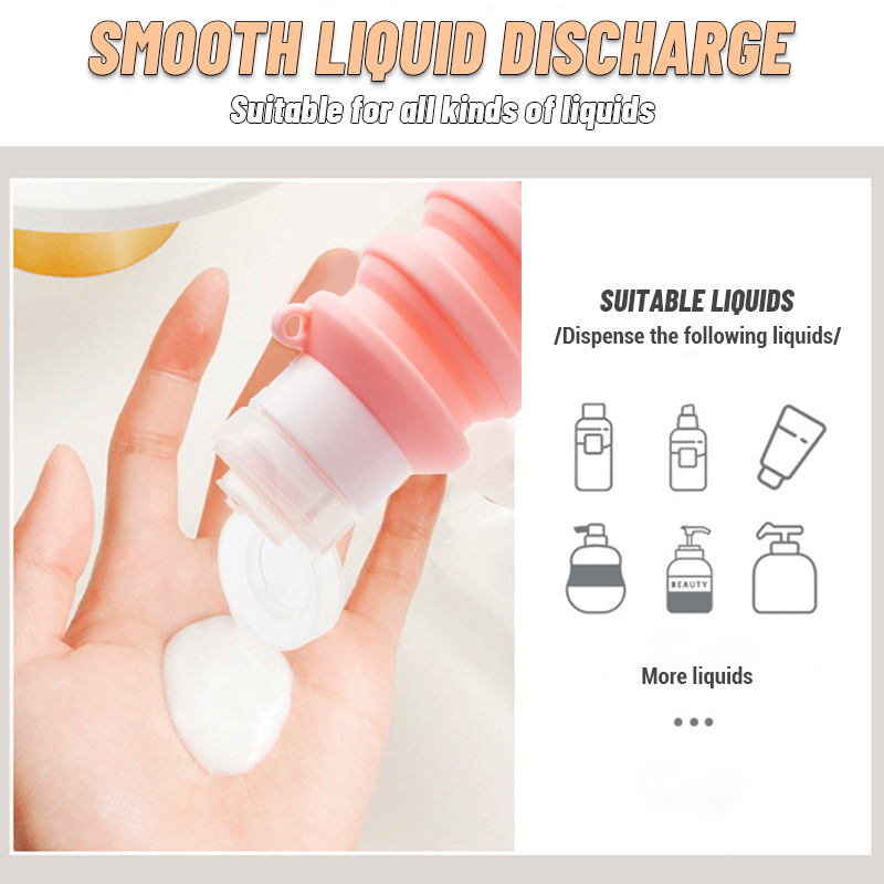 Travel Portable Silicone Dispensing Bottle