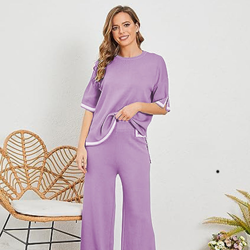 ⭐Women's 2023 Summer⭐Classy Elastic Knit Lounge Set