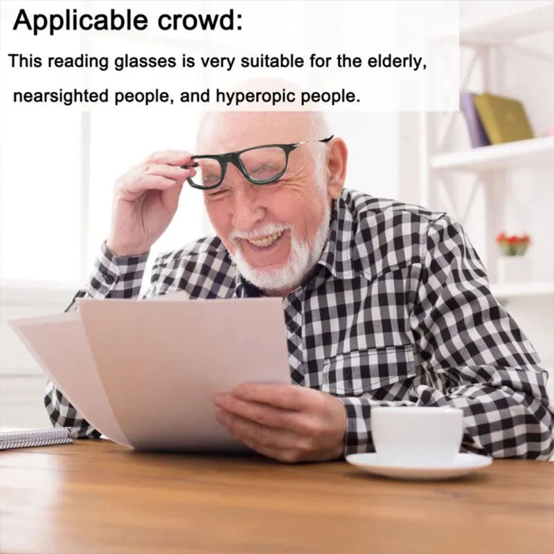 Retractable Magnetic Reading Glasses