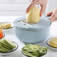 12-in-1 multifunktionaler Lebensmittelzerkleinerer/12-Piece Kitchen Vegetable Cutter Set