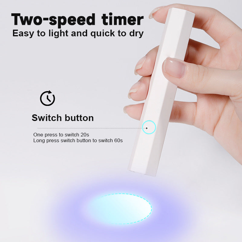 Nail Art Handheld Hexagonal Lamp