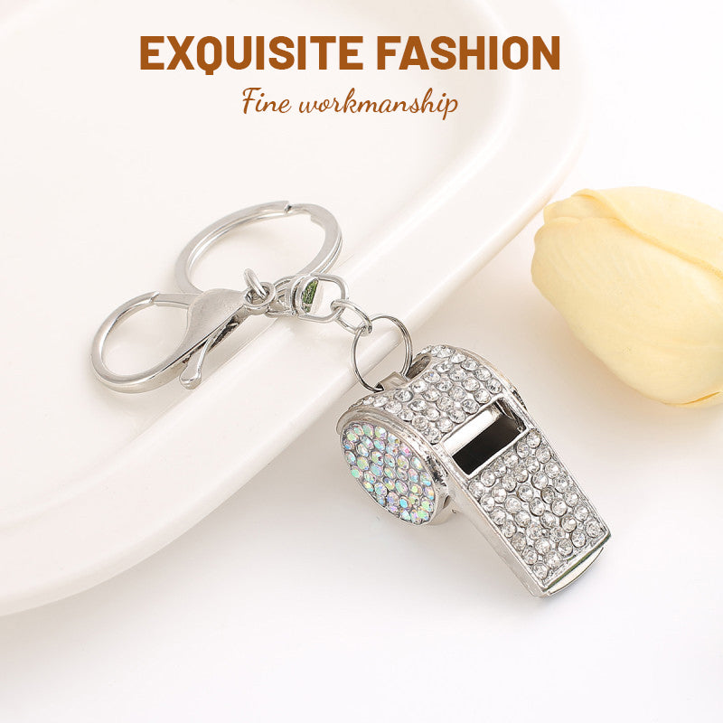 Diamond Whistle Key Pendant