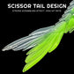 Two-Color Scissors Fishtail Soft Bait