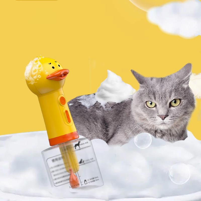 Pet Bath Cleaning Electric Foam Dispenser