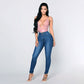Hip Lifting Denim Pencil Pants