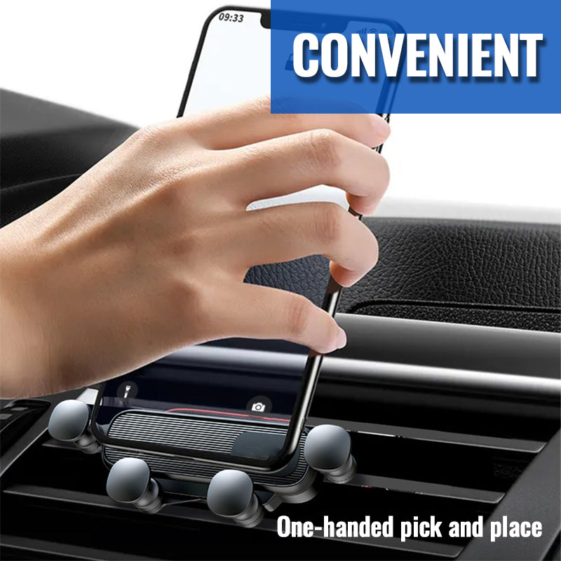 Vehicle Air Outlet Gravity Navigation Mobile Phone Holder