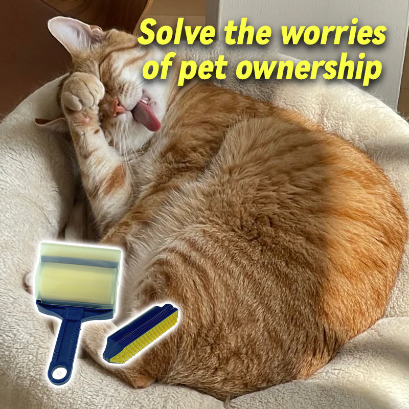 🎁2024 New Year Hot Sale🎁-Viscous Roller! Handheld suit，Hair remover