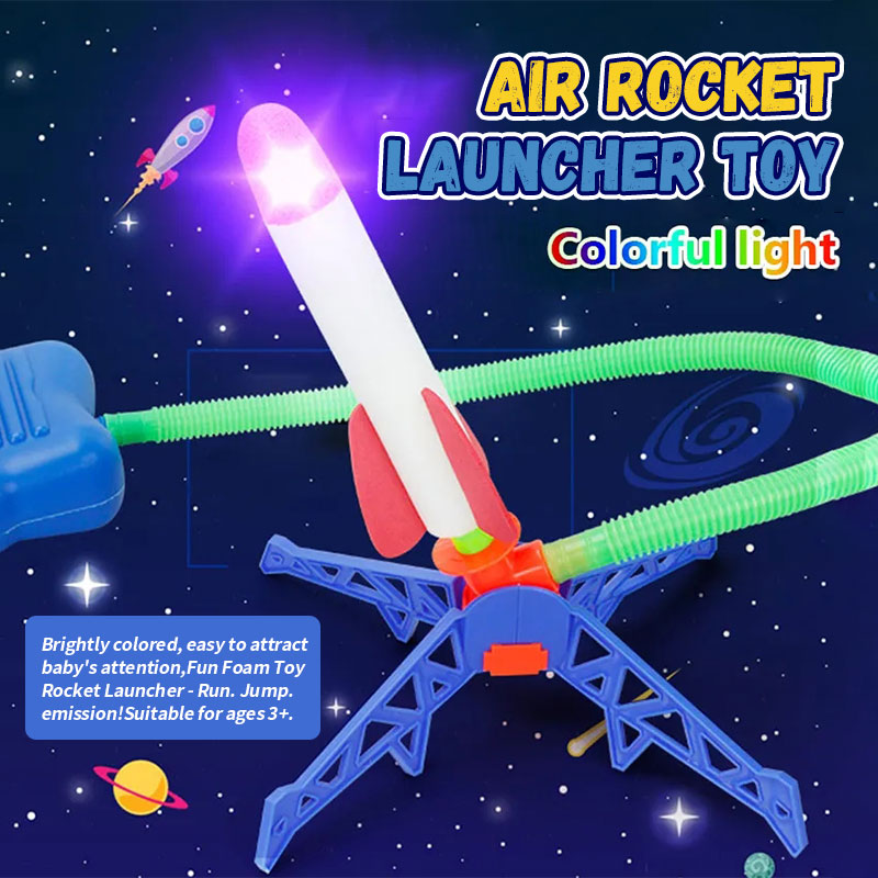 Children'S Feet Stepping On Small Rockets🚀