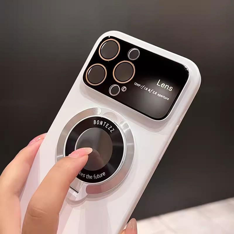 Magnetic Bracket Large Window Phone Case