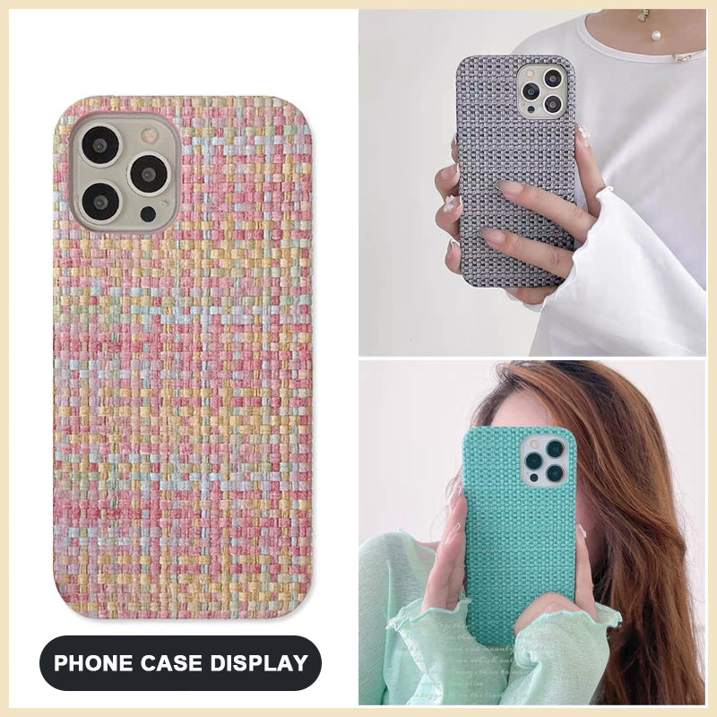 Woven Fabric Style Mobile Phone Case