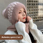 Gorro De Punto Con Bufanda Gruesa Y Cálida./knitted scarf hat