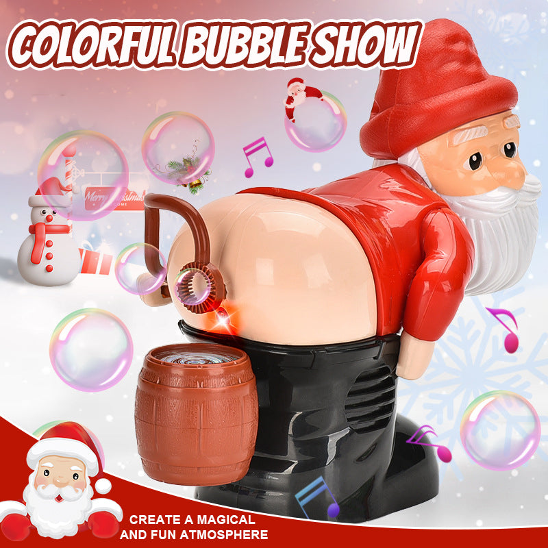 Funny Santa Bubble Machine