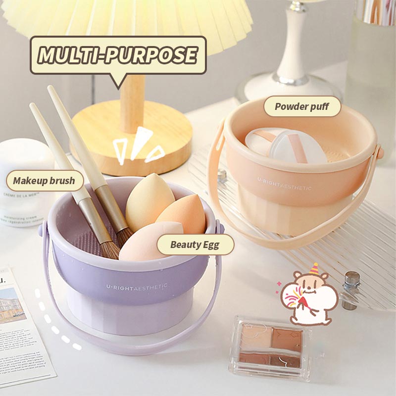 Makeup Brush Cleaning Drying Rack