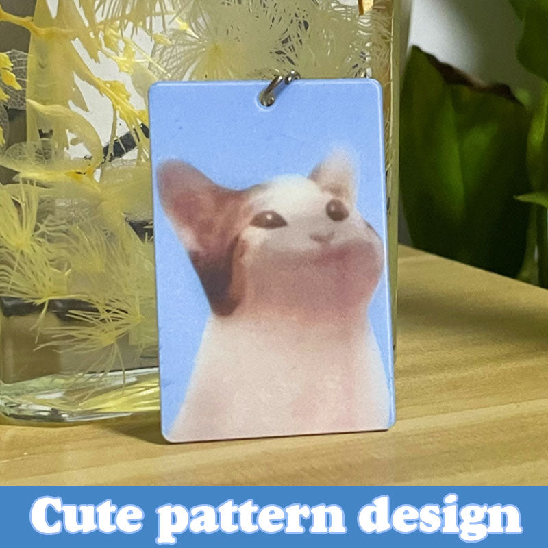 3D Dynamic Kitten Acrylic Keychain