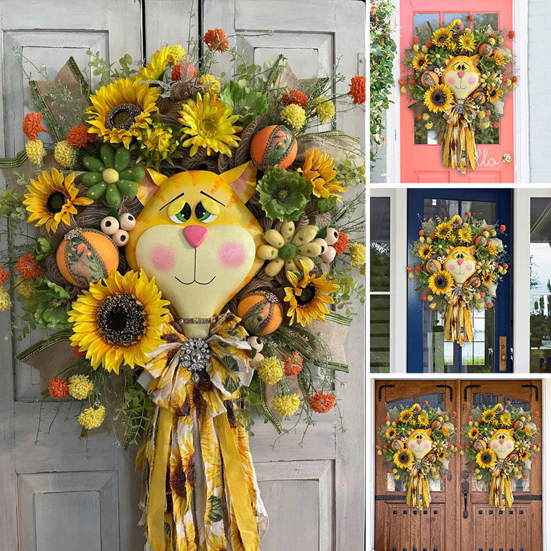 Cute Cat Door Decoration