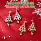 Pendientes creativos de árbol de Navidad./Christmas tree earrings