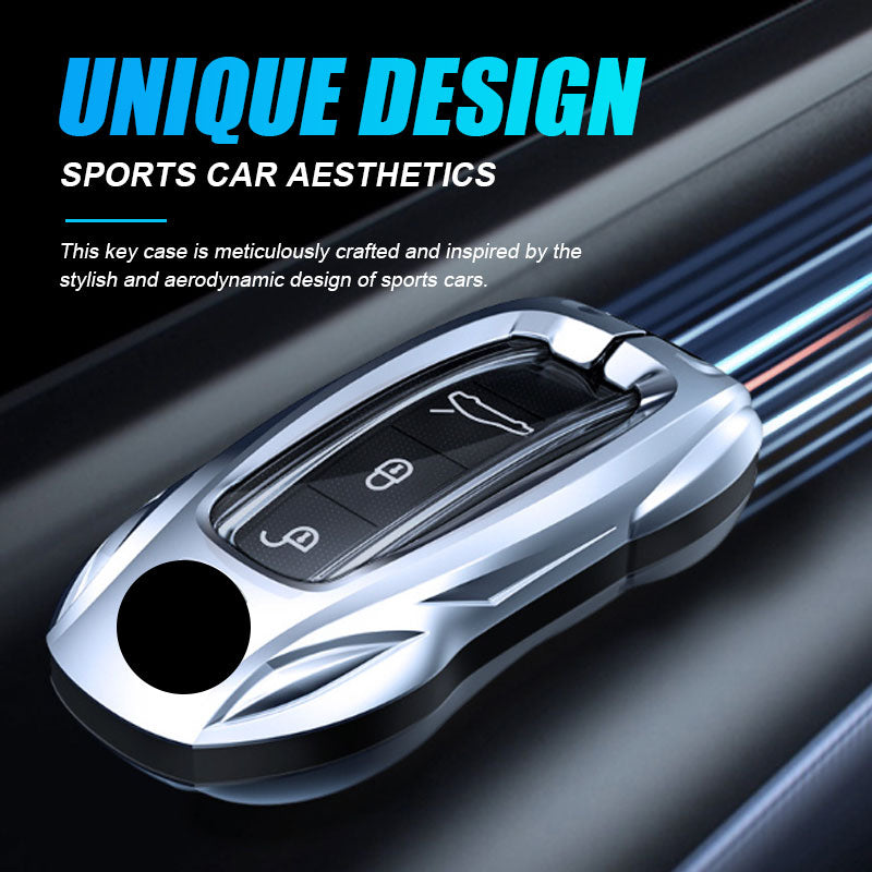For Porsche Car Metal Sports Car Key Case