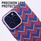 Luminous Magnetic Woven Pattern Mobile Phone Case