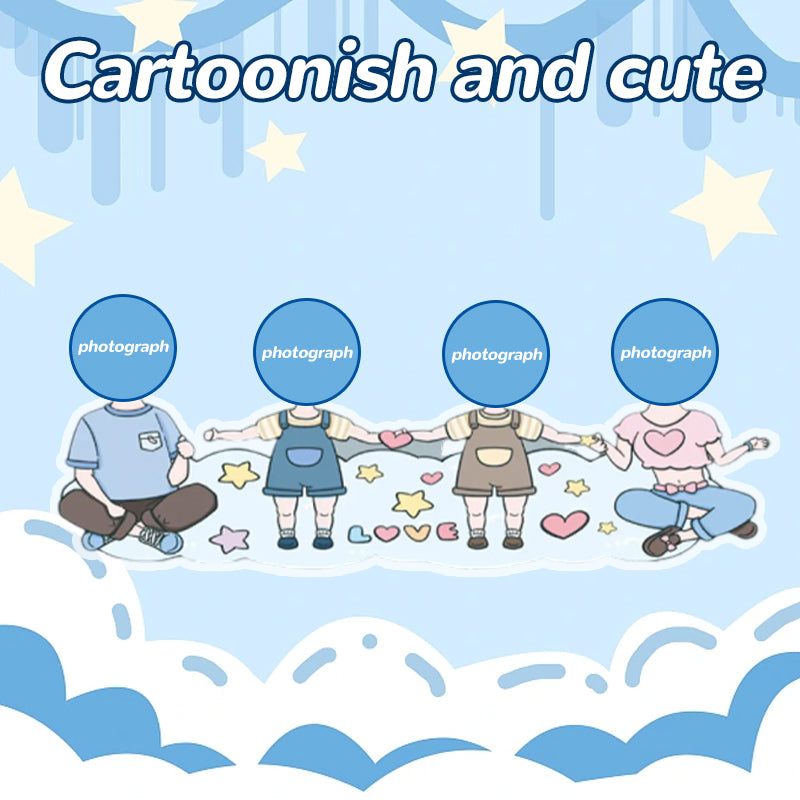 DIY Desktop Shaking Head Ornaments（Four People）