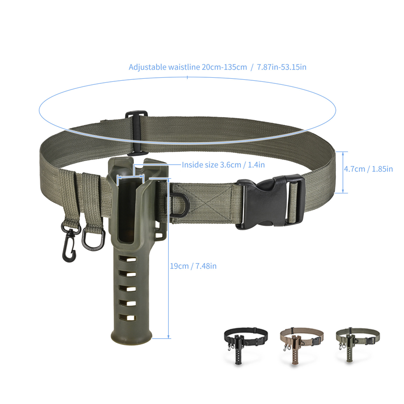 Fishing Rod Lumbar Support Belt