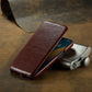 Top And Bottom Flip Leather Phone Case