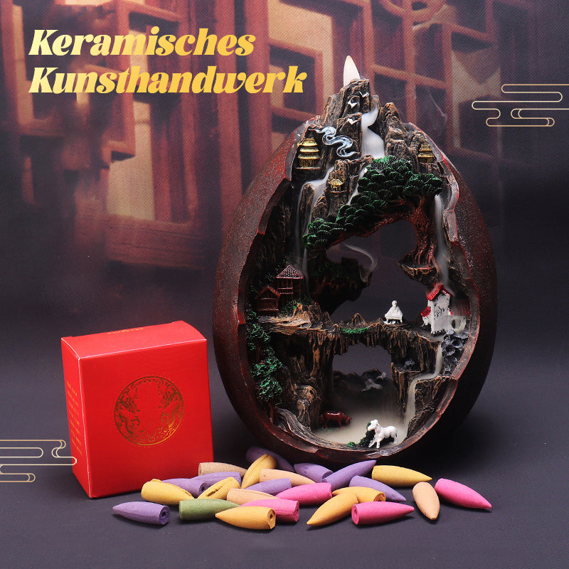 Kreative Weihrauchbrenner-Ornamente aus Kunstharz/Backflow incense burner