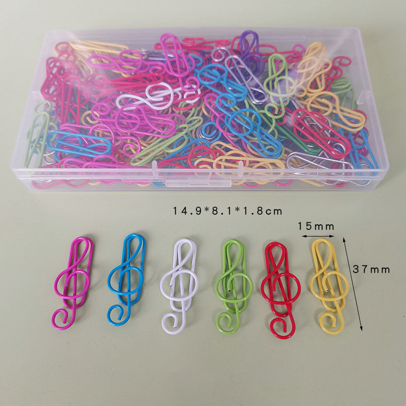🎵Music Multicoloured Metal Paper Clips(100 PCS)