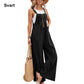 Plus Size Breda Ben Cargobyxor Jumpsuit/Plus Size Wide Leg Cargo Pants Jumpsuit