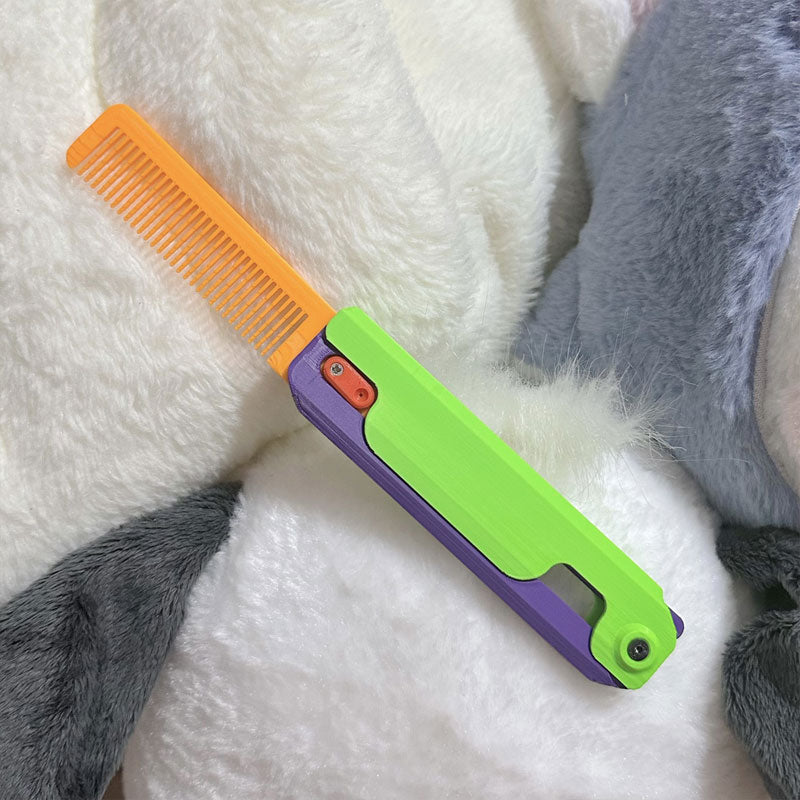 3D Folding Gravity Comb Toy（Random delivery color）