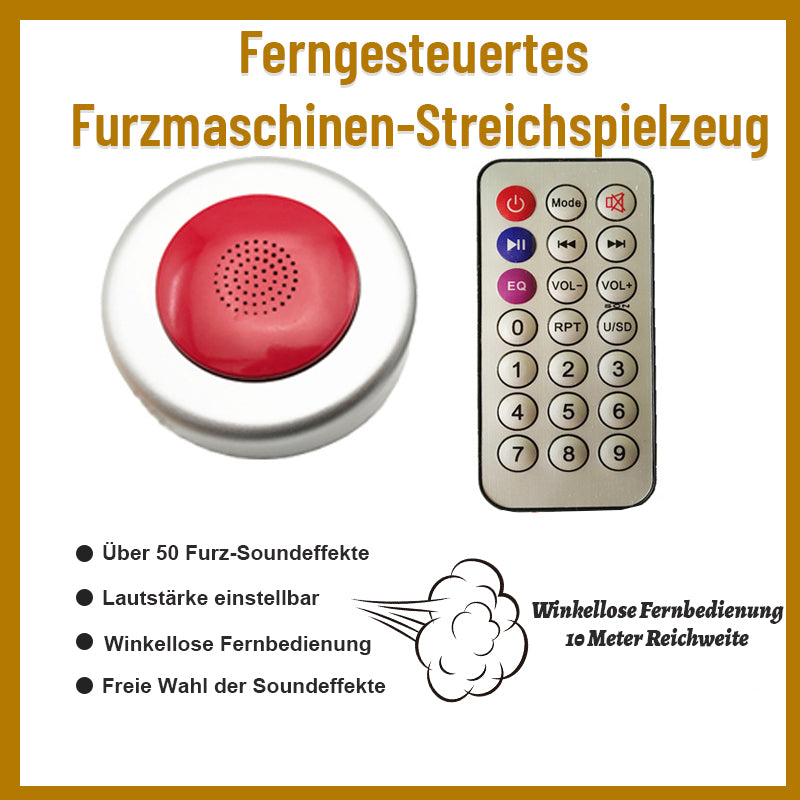 Ferngesteuertes Furzmaschinen-Streichspielzeug/Tricky toy remote control fart machine