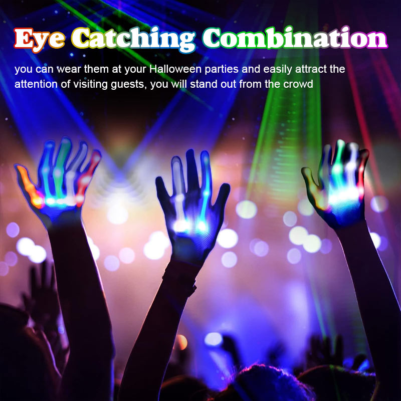 Halloween Glow Warm Gloves