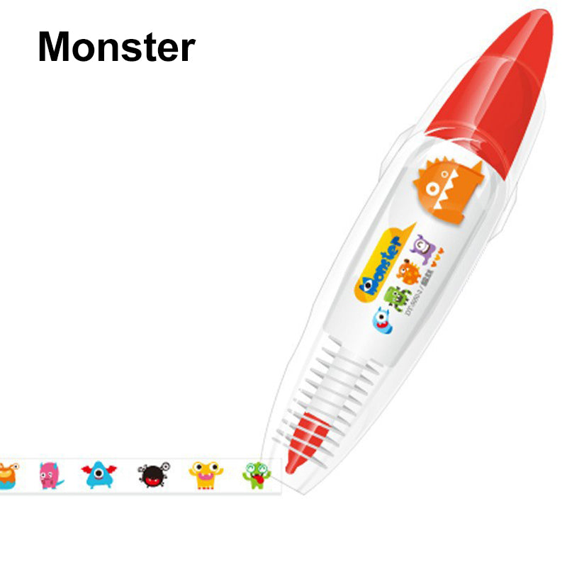 DIY Cute Animals Press Type Decorative Pen🔥Buy More Save More