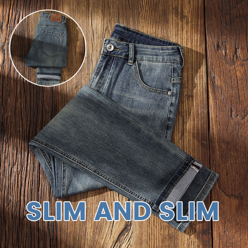 Men's Slim Fit Loose Jeans