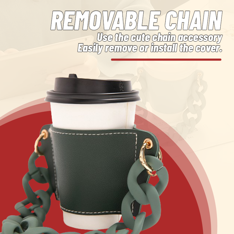 Removable Chain Cup Cover Coffee Cup Cover