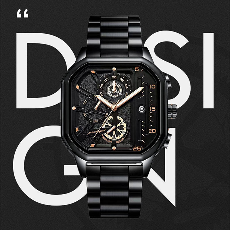 Men's Waterproof Luminous Multifunction Watch