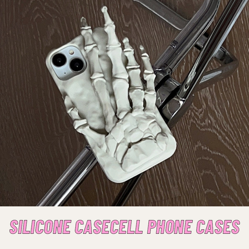 3D Skull Hand Phone Case