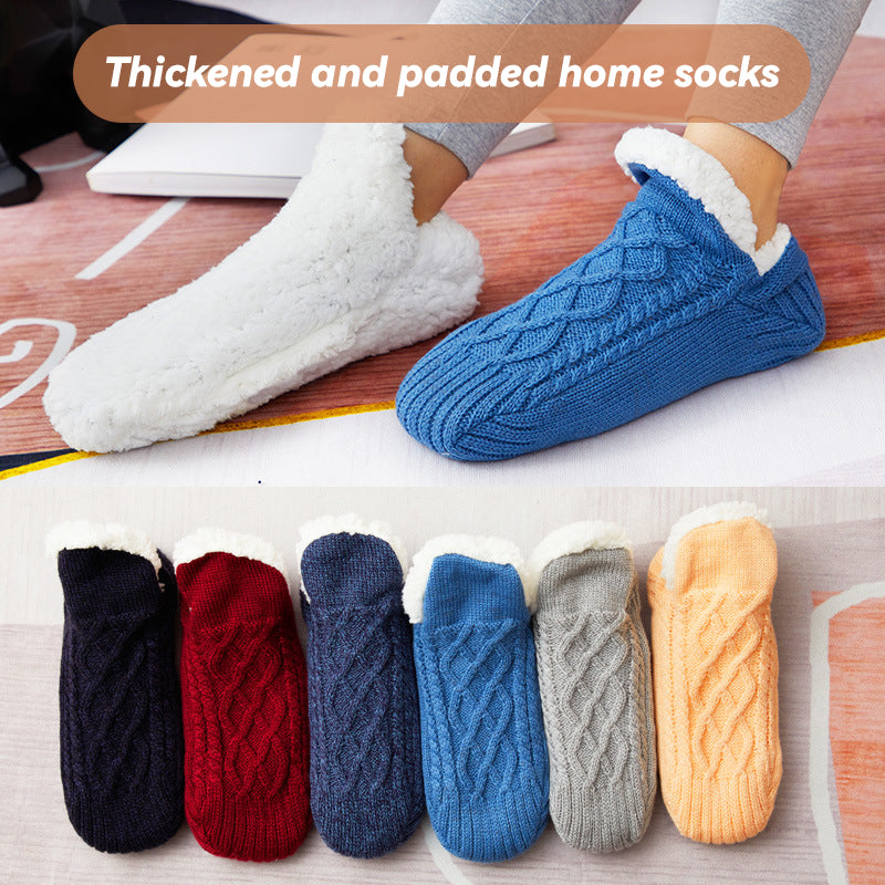 Velvet Thickened Floor Socks