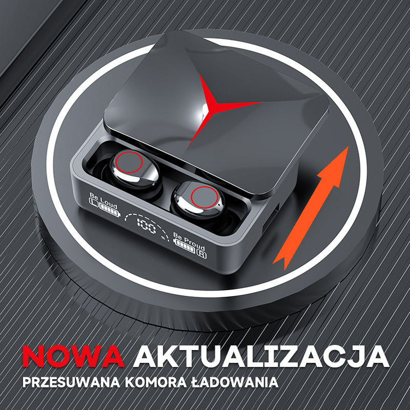Inteligentny bezprzewodowy zestaw słuchawkowy Bluetooth/Slide Bluetooth power bank earphones