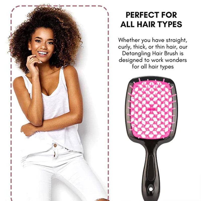 Square Hollow Massage Comb